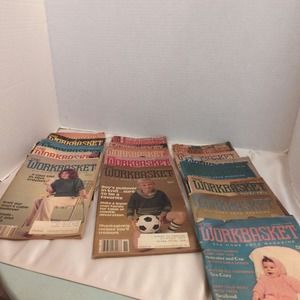 Vintage Workbasket Magazine lot of 16 from 1978 and 1979